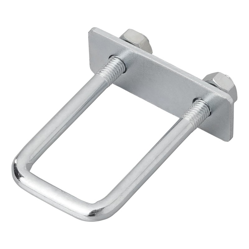 Lashing Brackets, Rectangular U-Brackets with Plate & Nuts, M10 Galvanised,