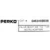 Perko Boat Fuel Demand Valve Body 0463H0B038 | 3/8 x