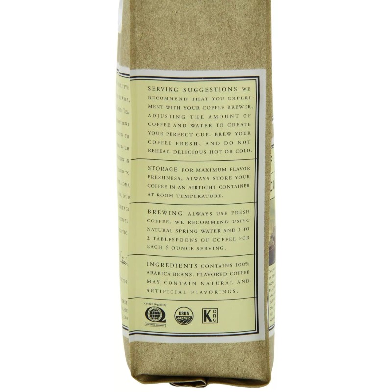 Peerless Coffee & Tea Organic Coffee Ground French Roast 10