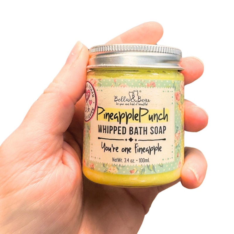 Bella & Bear Pineapple Whipped Soap - Paraben Free -