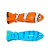 CocoNut Outdoor Torpedo Racer Dive Toys - 2-Pack of Tropical