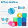 PATIKIL 1" x 177" Self Adhesive Bandage Wrap, 6 Pcs