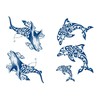 2 Sheets Tribal Tattoo Tribal Whale Tattoo Maori Dolphin Tattoo
