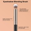 TEOYALL Eyeshadow Blending Brush, Soft Dense Synthetic Bristles Crease Brush