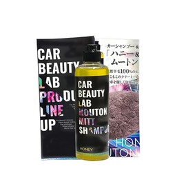 Car Beauty Lab Car Shampoo Honey 16.9 fl oz (500 ml) Mouton Mitt, Perfect for Washing Cars, Special Lanolin Formulated to Moisturize and Lubricate Mouton Mitt, Car Beauty Lab, Car Wash Goods, Car Wash