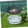KONTONTY Stylish Iron Craft Double Tray Feeder Hanging Bird Feeder