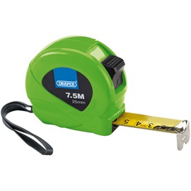 Draper Measuring Tapes (7.5M/25ft) (Part no: HVMT/DBOX12)