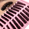 Eyelash Extensions Set, 200 Pieces, Fluffy Artificial Eyelash Clusters, Lashes