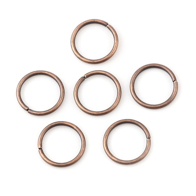 HDSupplies - 200 anillos de 4 mm, cobre envejecido, calibre