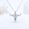 Bull Cage Pendants for Pearl Jewelry Making Sterling Silver, Design