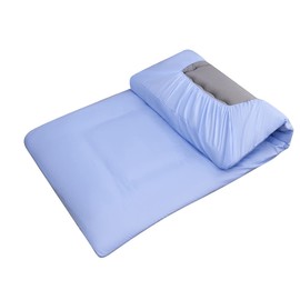 One-touch Sheet, Single, 100% Cotton, Futon Mattress Cover, Plain Weave, 11.8 inches (30 cm), Deep Fit Processing, Extra Heavy and Extra Thick, Great for Futons, Dust Mite Control, Antibacterial
