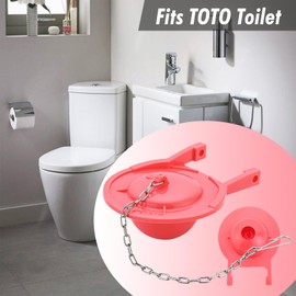 2 Pack 3-Inch Toilet Flapper Replacement Compatible with TOTO Flapper Model G-Max, THU138S, THU175S and THU331S