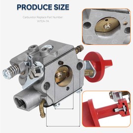 ZAMDOE WTEA-7A Carburetor Compatible for Husqvarna 243R 243RJ 543RBK 543RBS 543RBX 543RS 543AE, for McCulloch B40BT Elite B40P B40B String Trimmer, for RedMax BCZ400 BCZ400L BCZ400SW Brushcutter