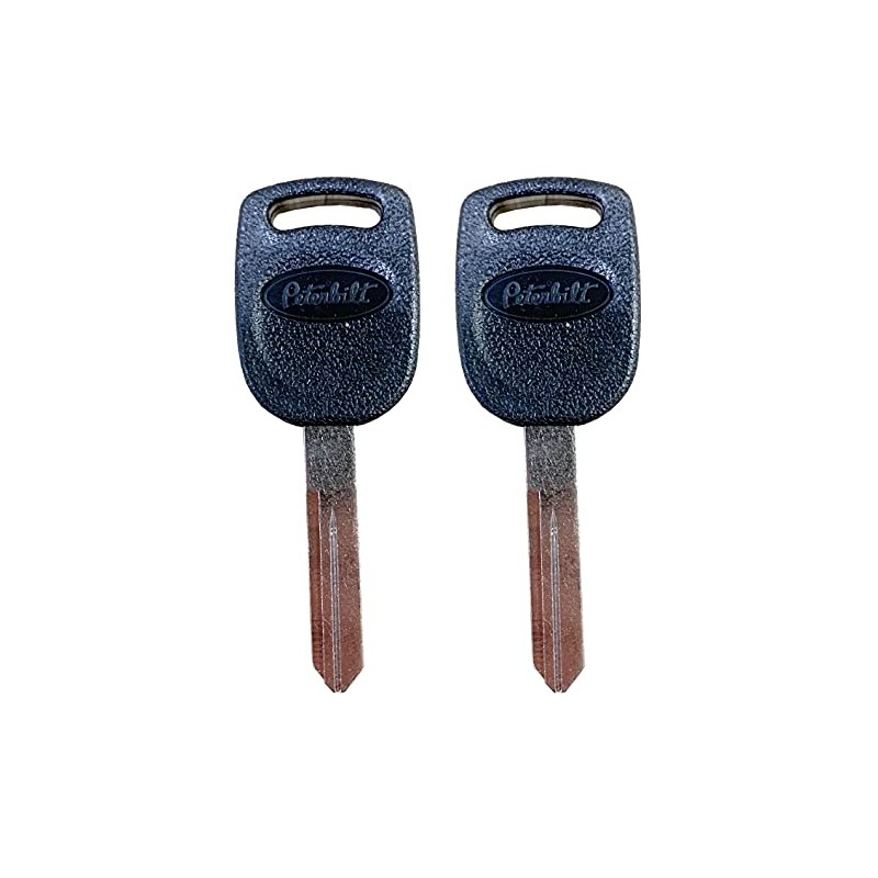 Peterbilt (520050BLANK) Pair of Blank Peterbilt Logo Keys