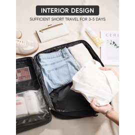 CLUCI Duffle Bag Women Business Travel Bags, Weekender Bags for Women, Puffer Duffel Carry On Bag with Shoe Bag,Overnight Bag for Women with Laptop Compartment