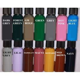 Leather Refinish an Aid to Color Restorer 1 Ounce Tester or Small Repair Bottle (Autumn Red) (Leather Repair) (Vinyl Repair)