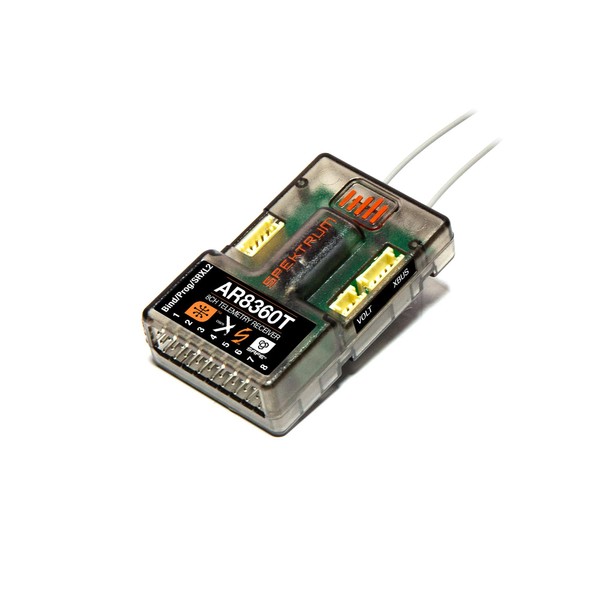 Spektrum AR8360T DSMX 8-Channel AS3X & Safe Telemetry Receiver, SPMAR8360T