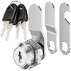 Litensh Letterbox Lock with 4 Keys, Post Box Lock Drawer