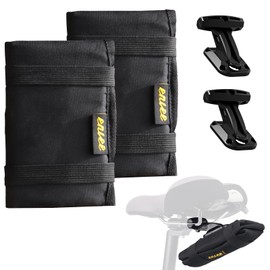 MEGHNA Portable Bicycle Saddle Bags Bicycle Saddle Bag Buckle Storage Bag for Bicycle Tools Seat Bag Compatible with Road Bike, MTB Bike, Fender Bike