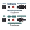 Solar Panel Connectors 100 PCS MC4 connectors IP67 Waterproof Connectors
