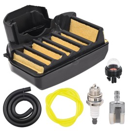 SYSKANT 455 Air Filter for Husqvarna 455 460 455E Rancher 461 460 455E Chainsaw 537255701 537255702 Maintenance Kit with Fuel Filter Spark Plug Primer Pump Fuel Line Parts