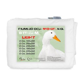 La biancheria per la casa Summer Duvet Lightweight 150g 80% Goose Feather 20% White Goose Down Single 155 x 200cm