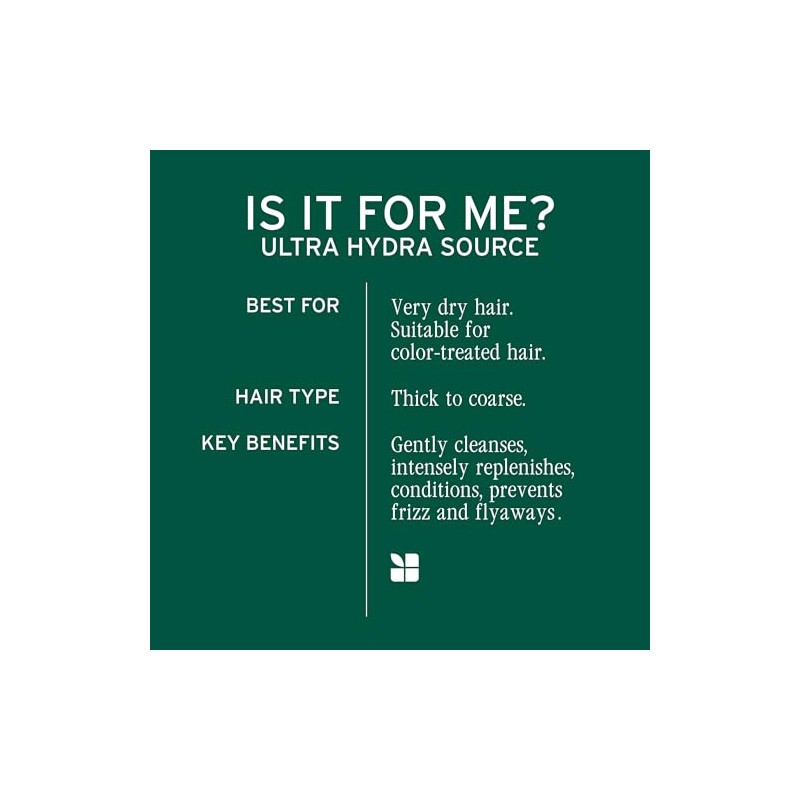 Biolage Shampoo Ultra Hydrasource | Con aloe, aceite de albaricoque