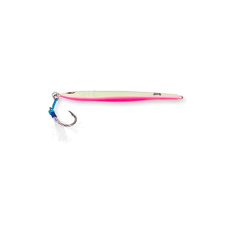 200g Tuna Riser Fishing Jig, Pink Glow - Advanced for