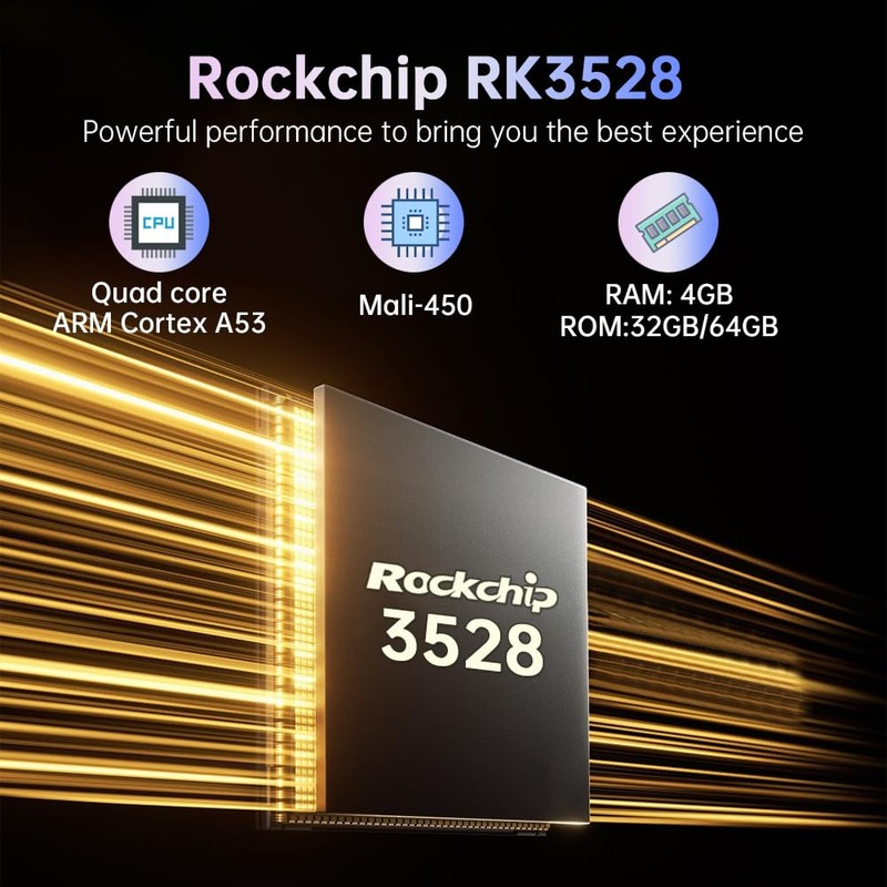 Android TV Box with Quad Core ARM Cortex A53 CPU