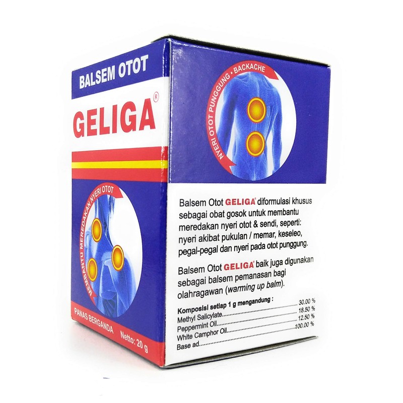 Cap Lang Geliga Muscular Balm, 20 Gram (Pack of 3)
