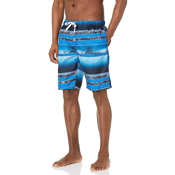 Kanu Surf Men's Swim Trunks (Regular & Extended Sizes), Mileage Navy, Large