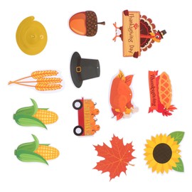 Ciieeo 3 Sets Thanksgiving Day Decor Elegant Hanging Garland Photo Prop Home Thanksgiving Decor Swirl Pendants