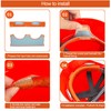 2Pcs Hard Hat Sweatband Washable Reusable Sweat Bands, Replacement Cotton
