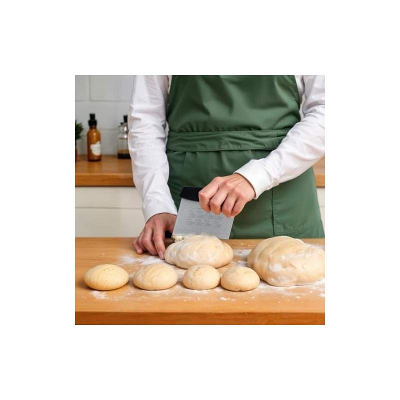 Vaincre - Cortador raspador de masa de acero inoxidable de