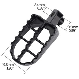 WEIYINGSI Dirt Bike Foot Pegs, Motorcycle Footpegs Pedals for 50CC 70CC 90CC 110CC 125CC Taotao PW50 PW80 TW200 XR50R CRF50 CRF70 CRF80 CRF100F Dirt Pit Bike