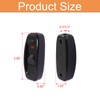 Coufce 2 Pcs 10A 250V Inline On/Off Switch, Black Light