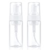 Boenoea Plastic Foam Pump Bottle, 4oz/120ml Foam Bottles Dispenser BPA