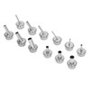12Pcs Universal Hot Air Gun Nozzle Stainless Steel Standard Size