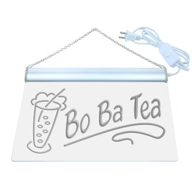 ADVPRO Open Boba Tea Bo ba Drink Cafe LED Neon Sign Yellow 12" x 8.5" st4s32-i227-y