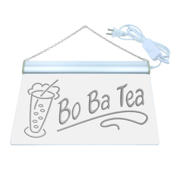 ADVPRO Open Boba Tea Bo ba Drink Cafe LED Neon