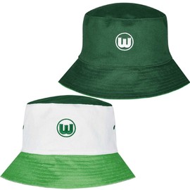 VfL Wolfsburg Fishing Hat Pewter Crest, green, white