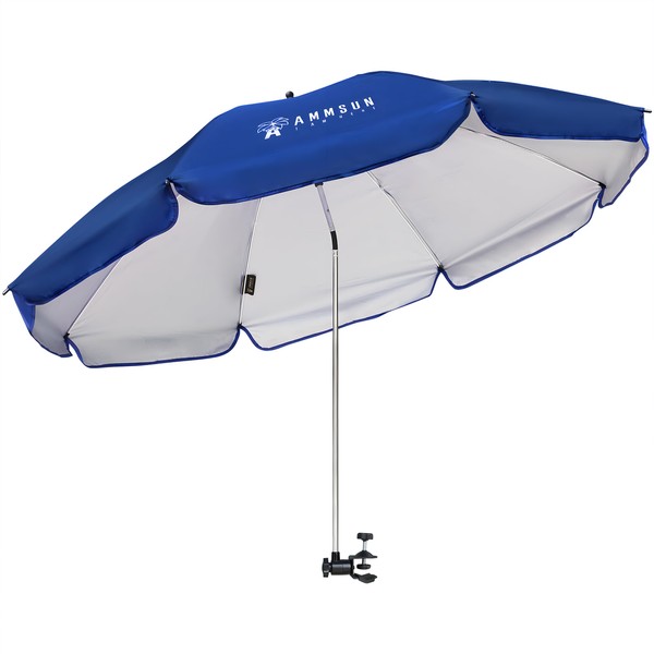 AMMSUN XL Chair Umbrella with Universal Clamp 52 inches and