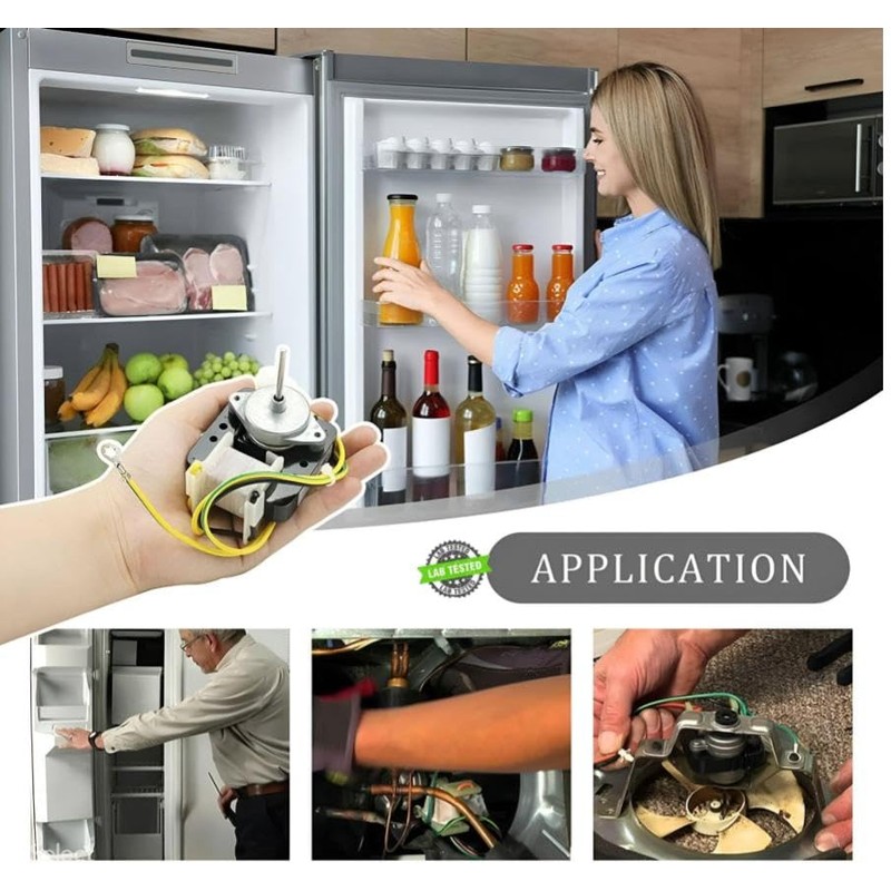 GLOB PRO SOLUTIONS 4389142 Fits Refrigerator Evapaporator Motor Fan WP4389142.