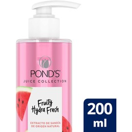 Pond's Cuidado Facial Fruity Hydra Fresh Sandía, Gel Hidratante, 110 g + Cuidado Facial Fruity Hydra Fresh Sandía Limpiador Facial 200 ml