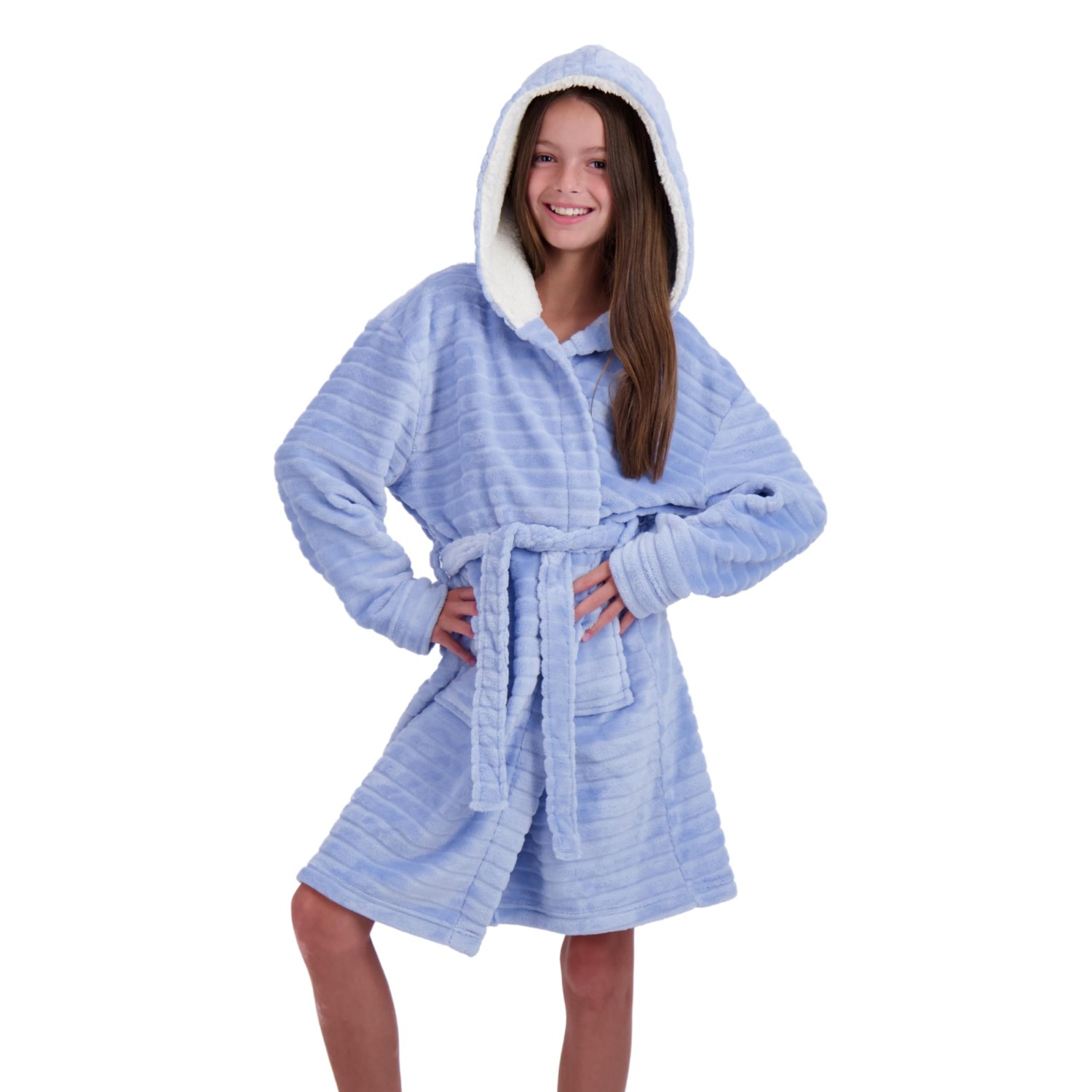 US Angels Girls Robe - Cozy Fleece Bathrobe for Girls, Soft & Warm ...