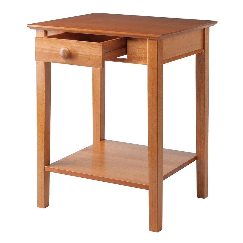 Winsome Studio End Table / Printer Stand, with Drawer, for