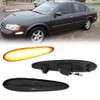 GTINTHEBOX Smoked Lens Amber LED Front Side Marker Lights for