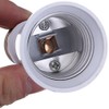 YiLighting Supplier E26 Socket Extender, Medium Base, White, 2-Pieces, 2.5