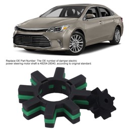 Eje del Motor de Dirección del Automóvil, 2 Piezas Amortiguador del Automóvil Eje del Motor de Dirección Asistida Eléctrica 48254‑28040 Reemplazo del Engranaje de Acoplamiento para Avalaon Camry