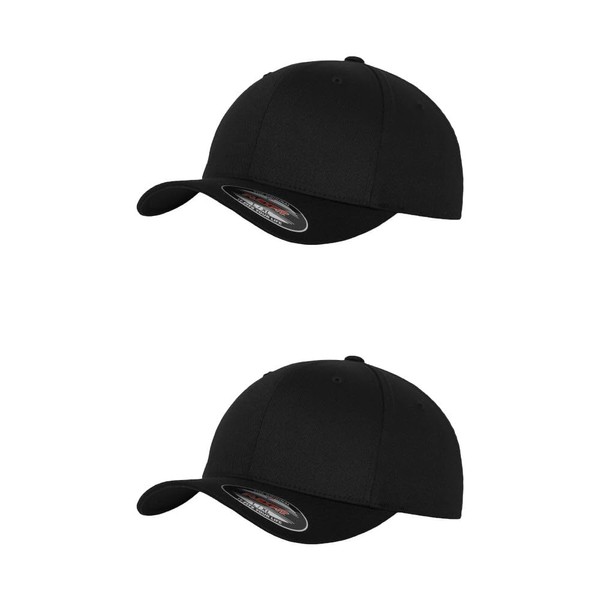 GIDUTEX Flexfit Unisex Wooly Combed Cap Pack of 2 Including